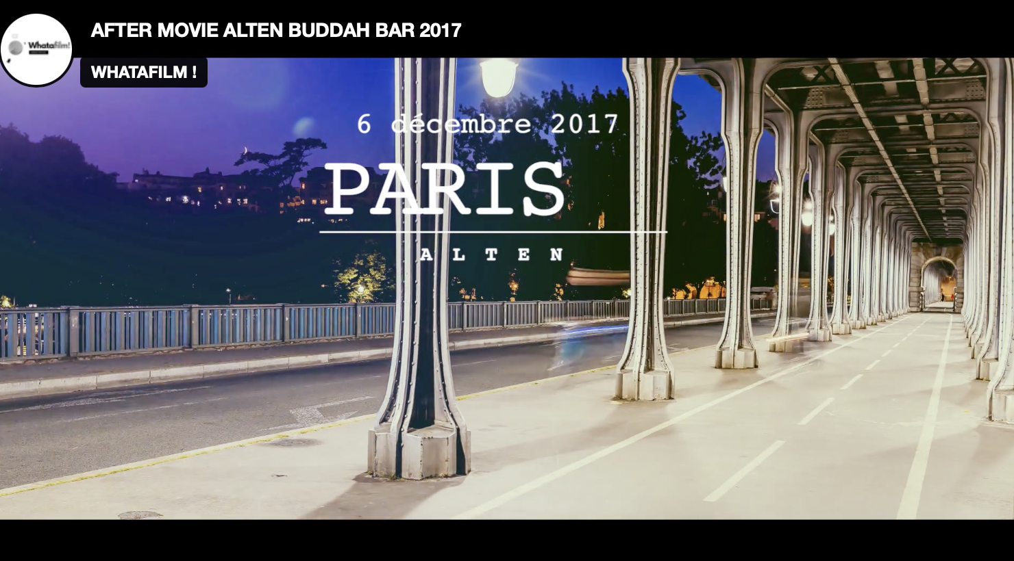 After movie Alten au Buddha Bar